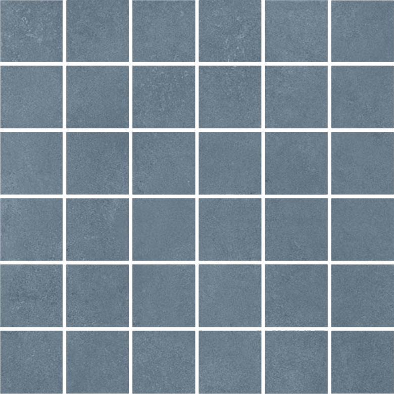 Мозаика Cerdomus Concrete Art Mosaico Avio Matt 97545, цвет синий, поверхность матовая, квадрат, 300x300