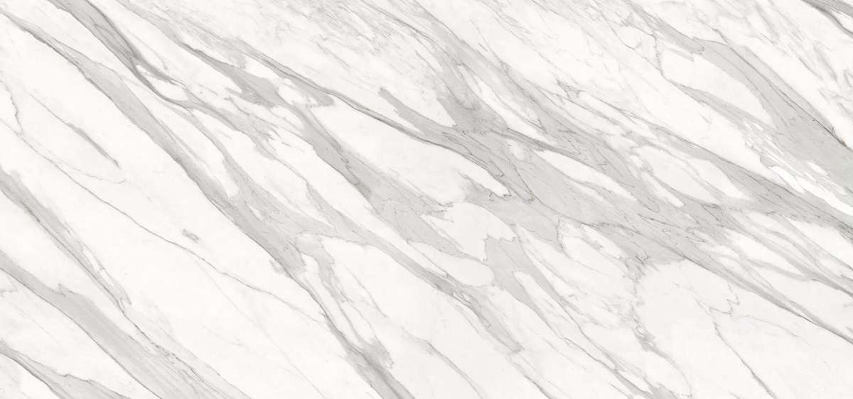 Широкоформатный керамогранит Neolith Classtone Calacatta Gold CG1R Silk 6mm, цвет белый серый, поверхность матовая, прямоугольник, 1500x3200
