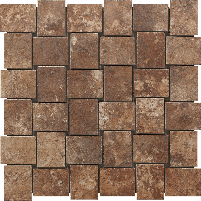 Мозаика RHS Rondine London Sunset Mosaico J86029, цвет коричневый, поверхность матовая, квадрат, 300x300