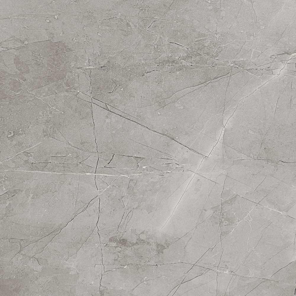 Керамогранит Tubadzin Remos Grey Mat, цвет серый, поверхность матовая, квадрат, 598x598