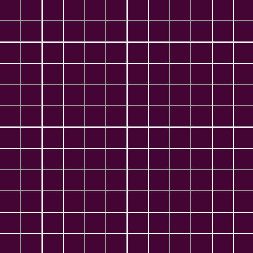 Мозаика Ce.Si Matt Vinaccia Su Rete 2,5x2,5, цвет фиолетовый, поверхность матовая, квадрат, 300x300