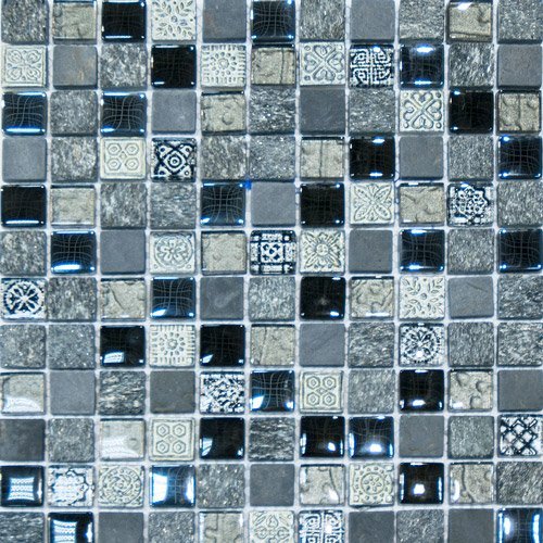 Мозаика Colori Viva Alicante CV11016, цвет серый, поверхность матовая, квадрат, 298x298