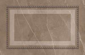 Бордюры Керлайф Classico Amani Marron Zocalo 1С, цвет коричневый, поверхность глянцевая, прямоугольник, 206x315