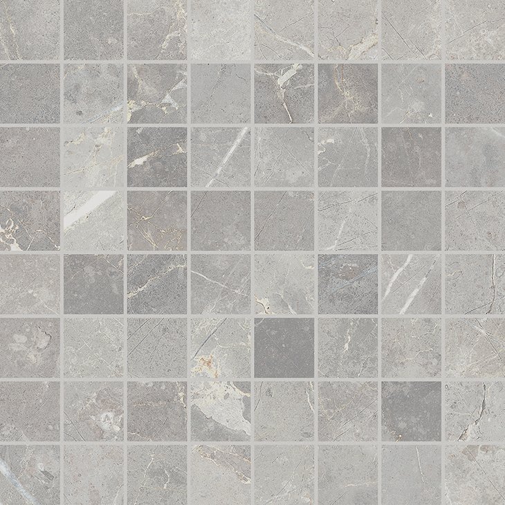 Мозаика Italon Charme Evo Imperiale Mosaico Lux 610110000103, цвет серый, поверхность полированная, квадрат, 292x292