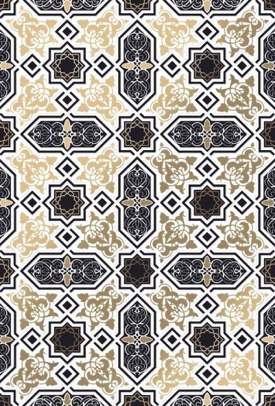 Декоративные элементы Керамин Панно Марокко 5, цвет разноцветный, поверхность глянцевая, прямоугольник, 275x400