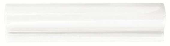 Бордюры Carmen London Caprichosa Blanco, цвет белый, поверхность глянцевая, прямоугольник, 50x150