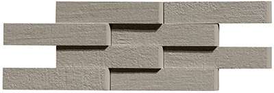 Мозаика Serenissima Costruire Mos.Bricks 3D Argilla Fango 1062593, цвет коричневый, поверхность матовая 3d (объёмная), прямоугольник, 120x290