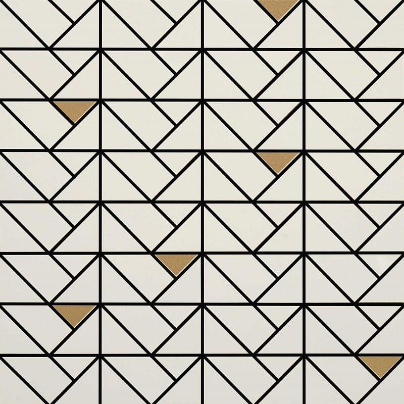Мозаика Marazzi Italy Eclettica Cream Bronze M3J8, цвет бежевый, поверхность матовая, квадрат, 400x400