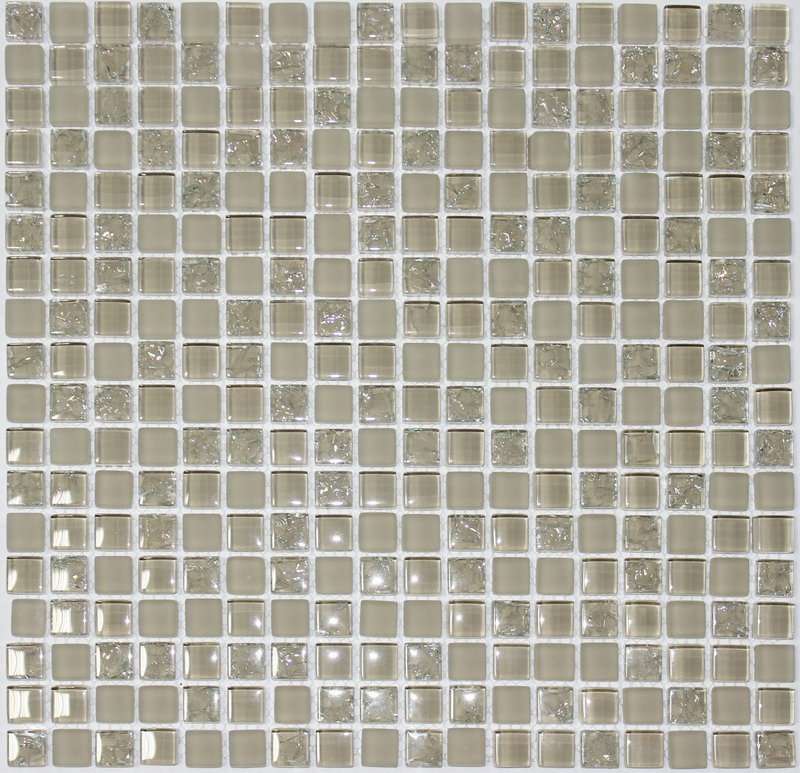 Мозаика NS Mosaic S-840, цвет бежевый, поверхность глянцевая, квадрат, 305x305