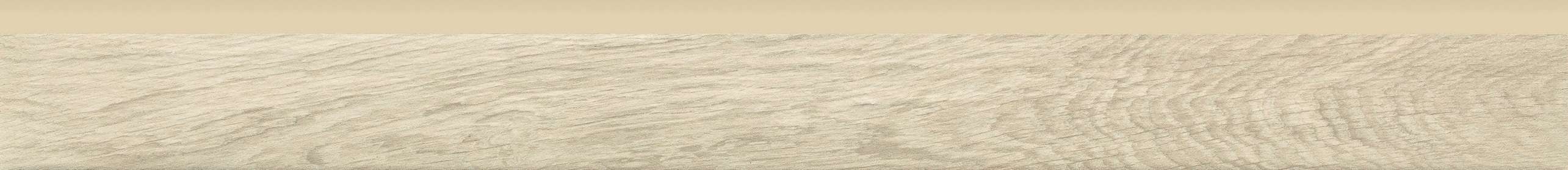 Бордюры Paradyz Wood Basic Bianco Cokol, цвет слоновая кость, поверхность матовая, прямоугольник, 65x600
