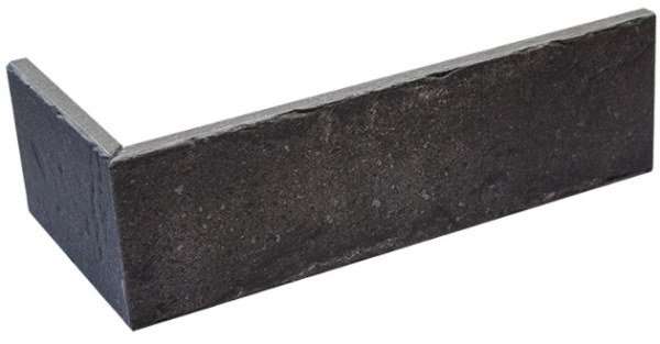 Спецэлементы Interbau Brick Loft Anthrazit 52mm INT576, цвет чёрный, поверхность матовая, под кирпич, 52x240