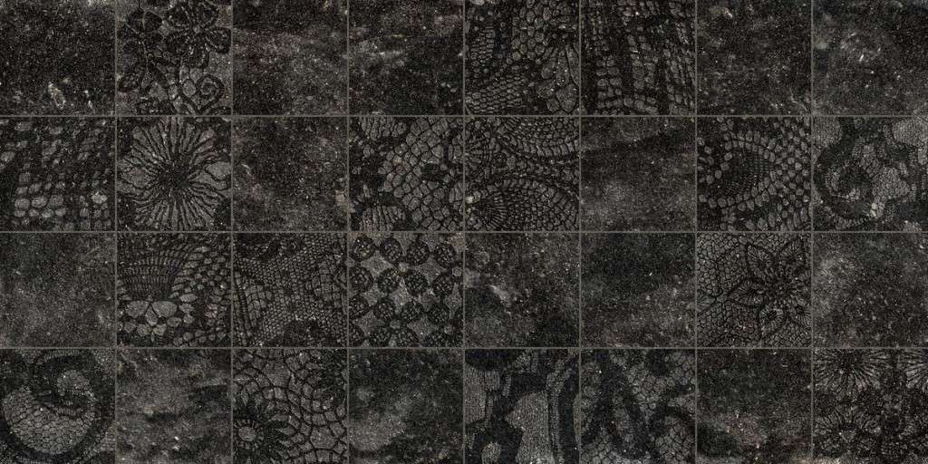 Декоративные элементы Piemme Ibla Tombolo Dark Lap 04001A, цвет чёрный тёмный, поверхность лаппатированная, прямоугольник, 600x1200
