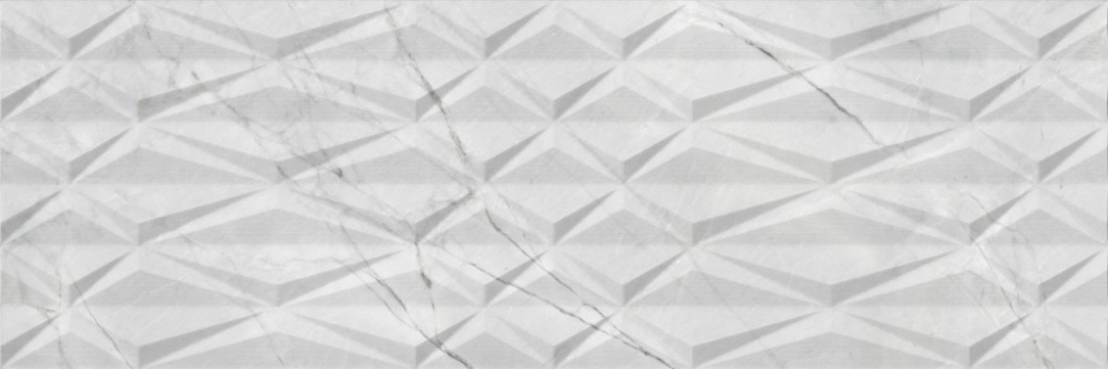 Керамическая плитка Saloni Teseo Arc Gris JJC710, цвет серый, поверхность глянцевая рельефная, прямоугольник, 400x1200