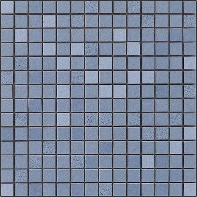 Мозаика Impronta Nuances Cielo Mosaico Lacca NU103MC, цвет синий, поверхность матовая, квадрат, 300x300