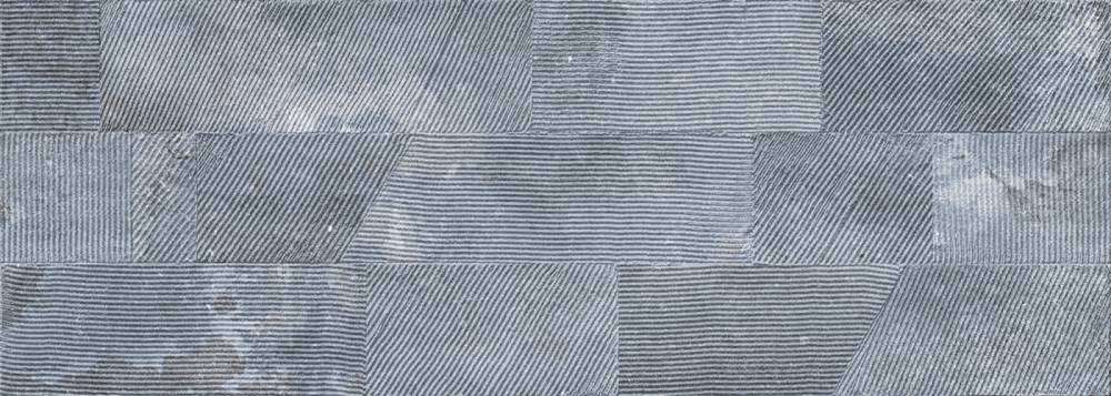 Керамическая плитка Keraben Rue de Paris Acero Concept, цвет голубой, поверхность структурированная, прямоугольник, 250x700