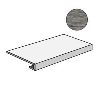 Ступени Rex Planches Perle Gradino 756099, цвет серый, поверхность матовая, прямоугольник с капиносом, 400x1200
