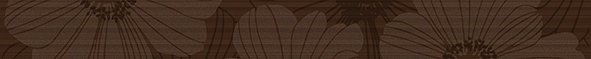 Бордюры Ceradim Chocolate Mold, цвет коричневый, поверхность глянцевая, квадрат, 50x500