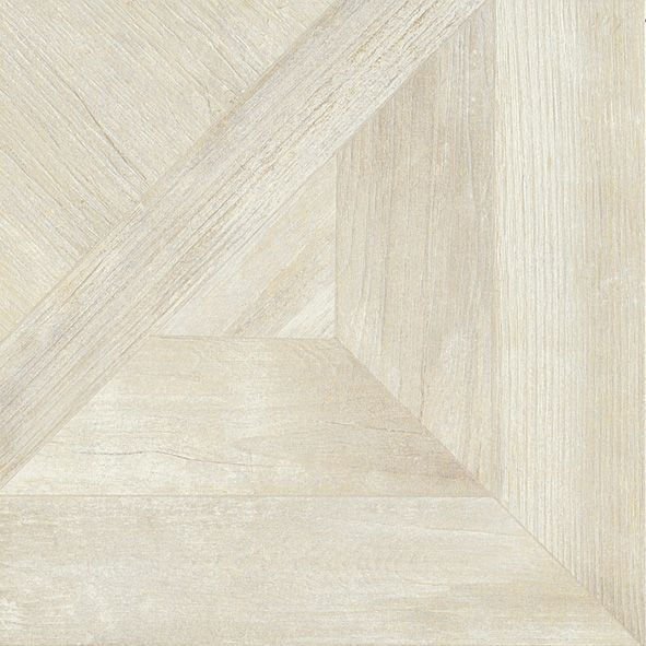 Керамогранит Petracers Rinascimento Intarsio Frassino Nat Rett, цвет белый, поверхность матовая, квадрат, 500x500