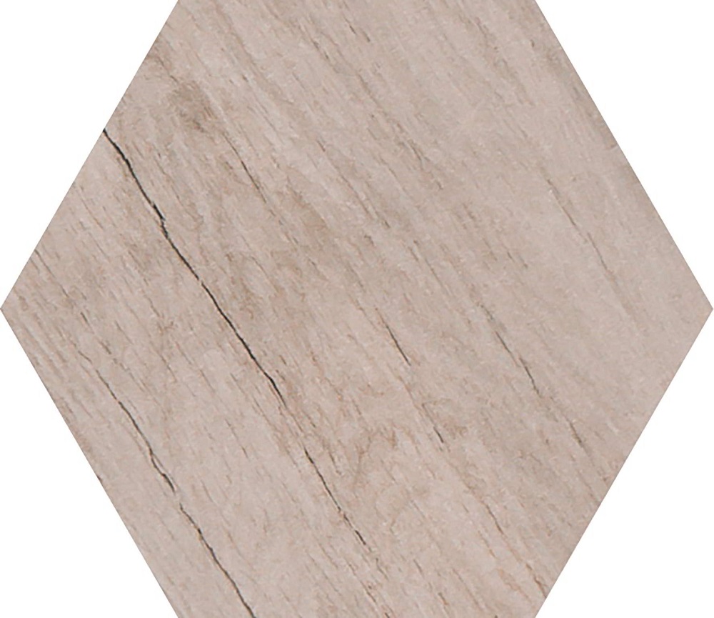 Керамогранит Pamesa Cr.Rovere Desert Hex, цвет серый, поверхность матовая, шестиугольник, 198x228