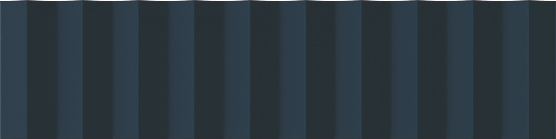 Керамическая плитка Wow Twin Peaks Up Aegean Blue 131548, цвет синий, поверхность матовая 3d (объёмная), под кирпич, 75x300