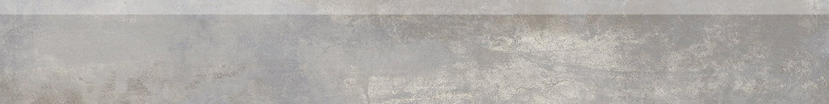 Бордюры Alfalux Crossover Grey Battiscopa 8200935, цвет серый, поверхность матовая, прямоугольник, 75x600