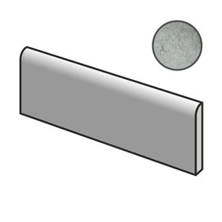 Бордюры Equipe Magma Bullnose Grey Stone 24990, цвет серый, поверхность матовая, прямоугольник, 65x200