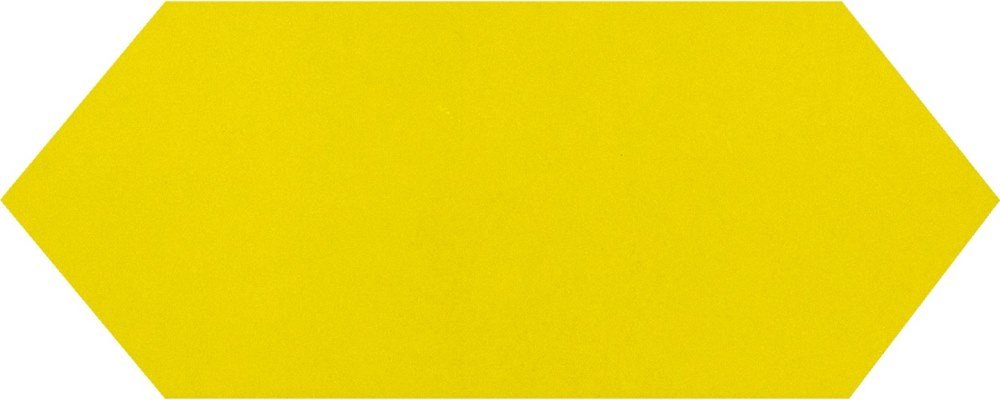 Керамическая плитка Monopole Cupidon Limon Brillo Liso, цвет жёлтый, поверхность глянцевая, шестиугольник, 100x300