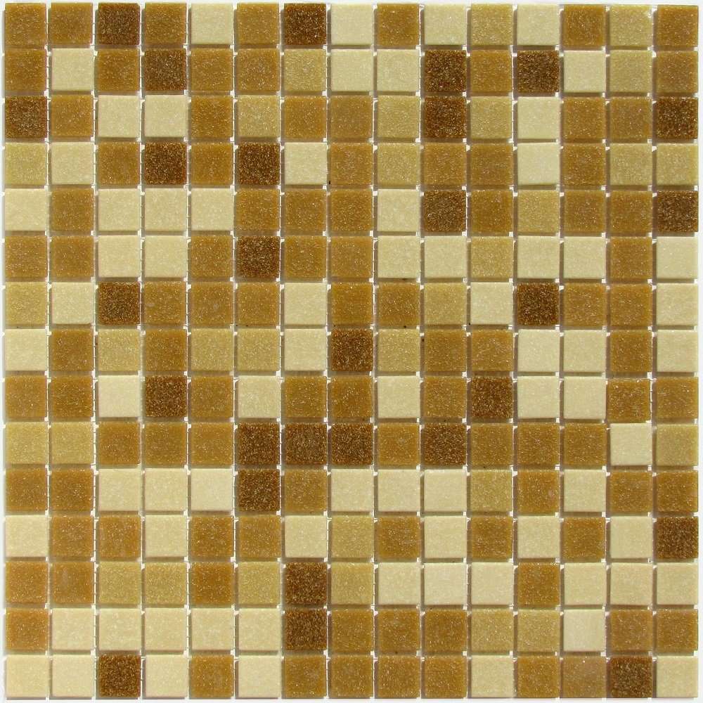 Мозаика Bonaparte Bonaparte Aqua 300, цвет коричневый, поверхность глянцевая, квадрат, 327x327
