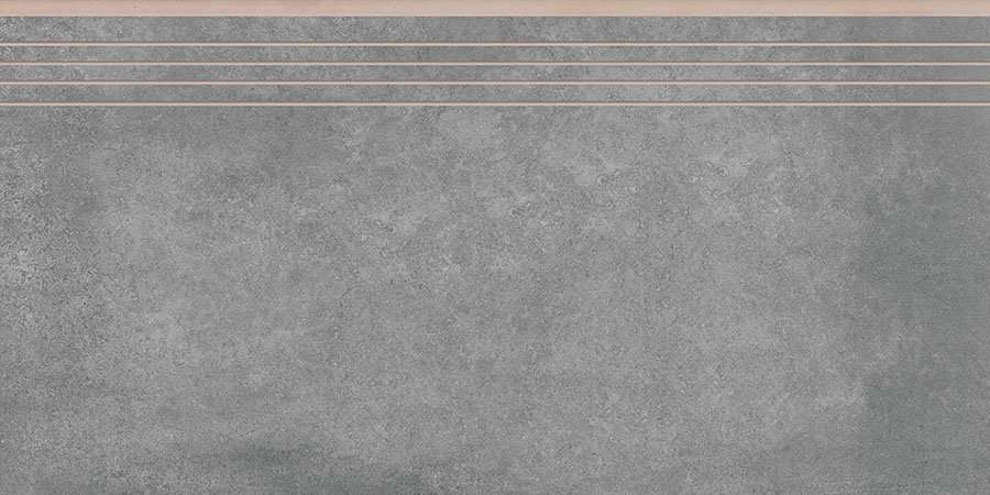 Ступени Cerrad Lukka Grafit Ступень Прямая, цвет серый, поверхность матовая, прямоугольник, 397x797