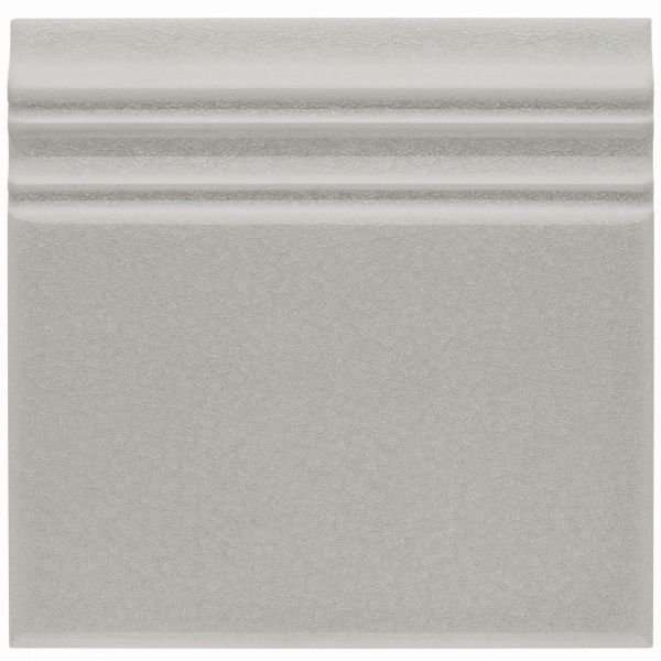 Бордюры Adex ADOC5066 Rodapie Surf Gray, цвет серый, поверхность глянцевая, квадрат, 150x150
