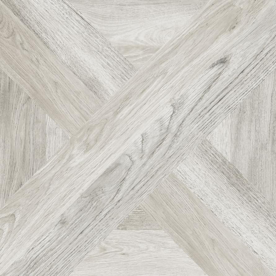 Керамогранит Tuscania Intarsio Bianco R61IN.BI, цвет белый, поверхность матовая, квадрат, 610x610