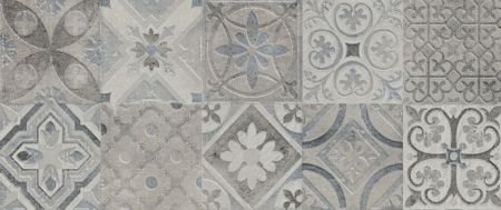 Керамическая плитка Ceramika Color Moris Grey Patchwork, цвет серый, поверхность матовая, прямоугольник, 250x600