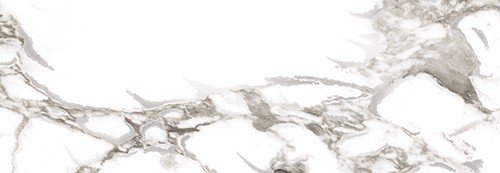 Керамическая плитка Керлайф Royal Bianco R, цвет белый серый, поверхность глянцевая, прямоугольник, 242x700
