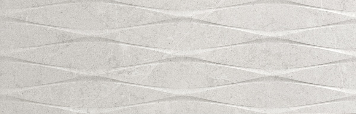 Керамическая плитка Azulev Aura Rel Blanco, цвет белый, поверхность матовая рельефная, прямоугольник, 290x890