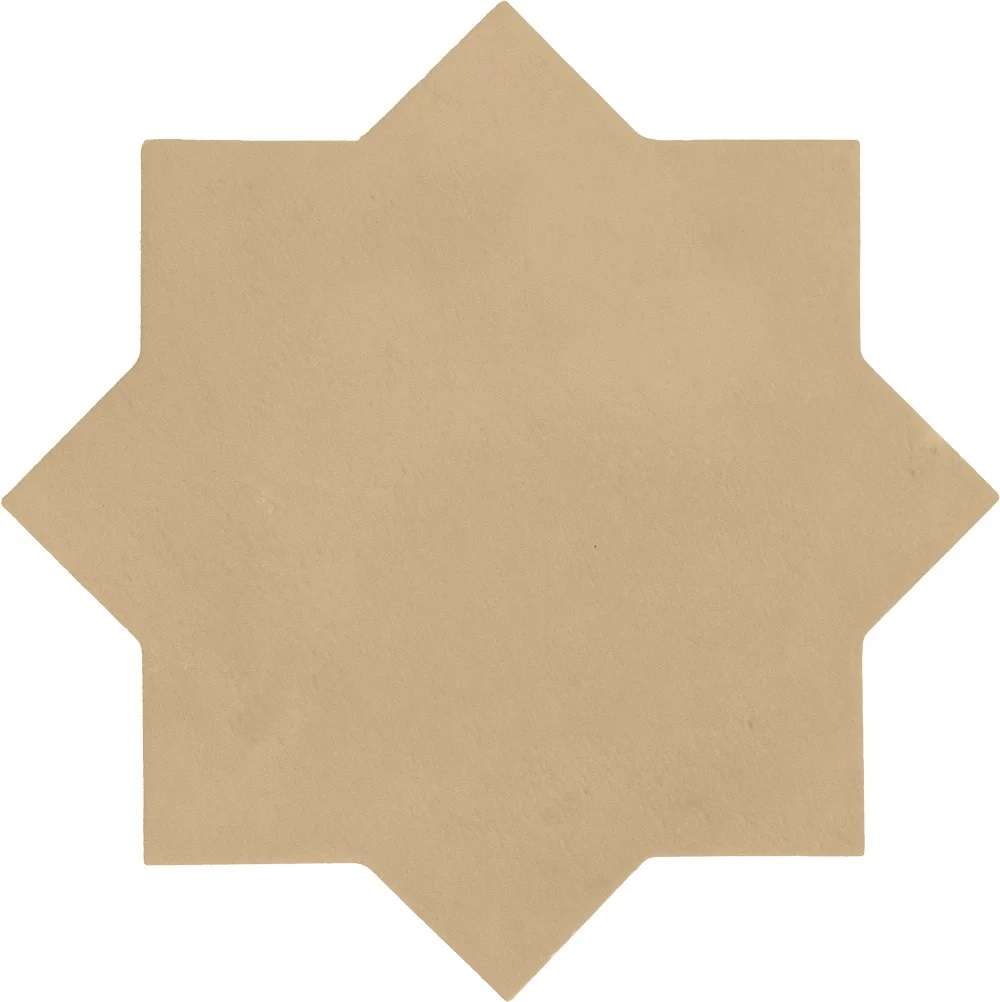 Керамическая плитка Equipe Kasbah Star Fawn 29073, цвет бежевый, поверхность глянцевая, восьмиугольник, 168x168
