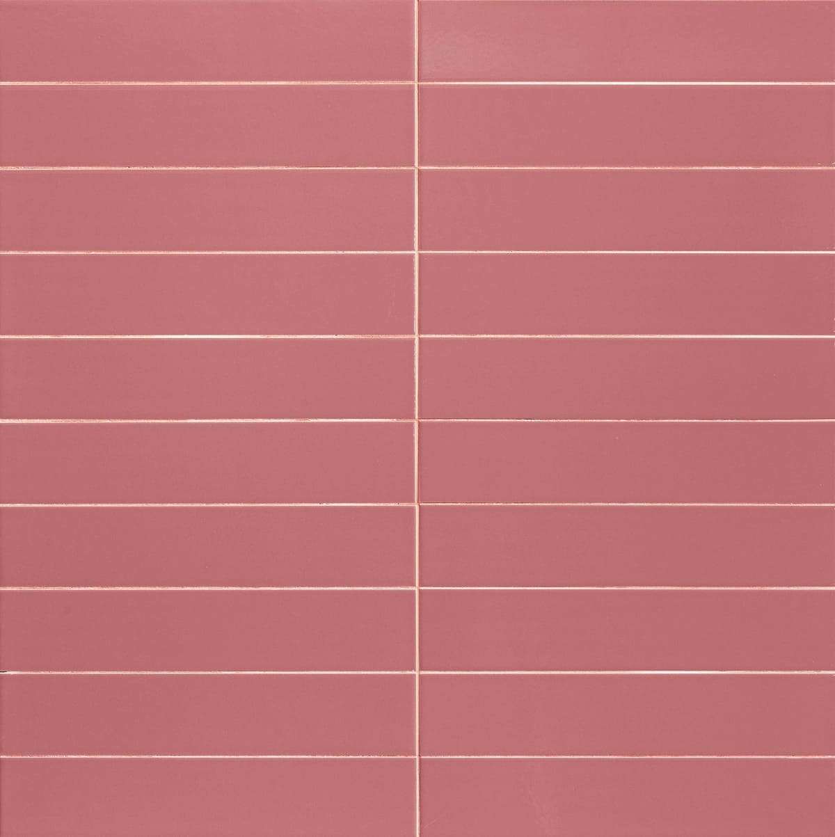 Керамическая плитка Sartoria Fattamano Dusty Rose SAARFA15N, цвет розовый, поверхность матовая, прямоугольник, 75x380