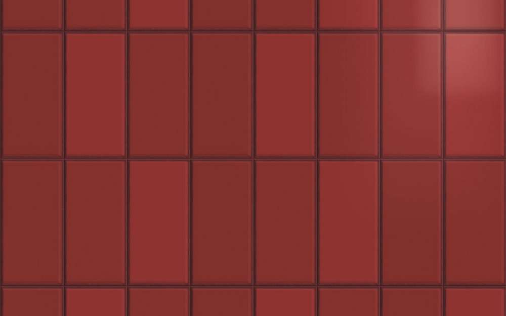 Керамическая плитка Iris Lol Red 512017, цвет красный, поверхность глянцевая, прямоугольник, 100x200