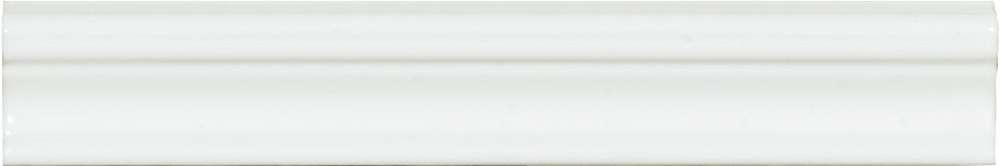 Бордюры El Barco Acuarela Neutro, цвет белый, поверхность глянцевая, прямоугольник, 50x300