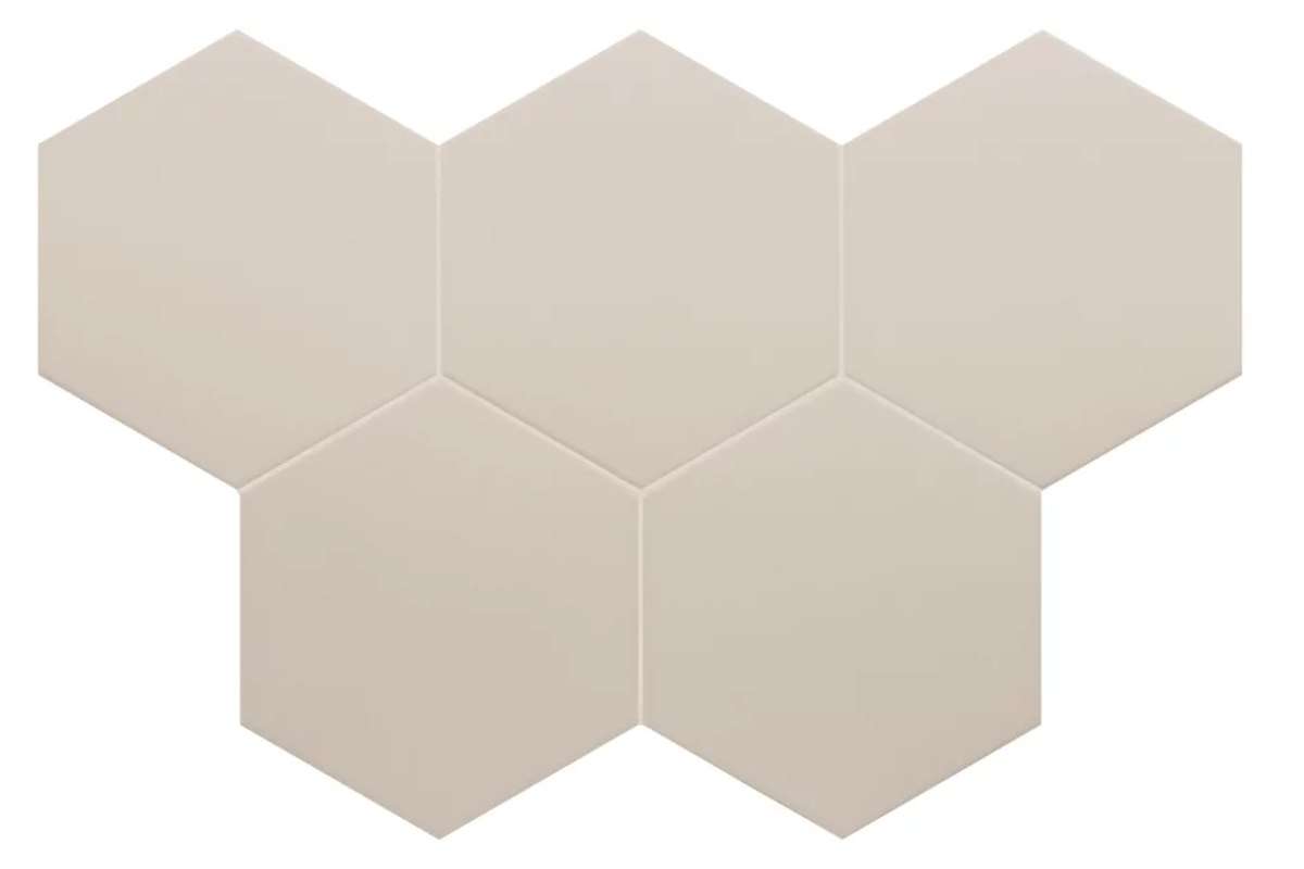 Керамогранит Equipe Coimbra Taupe 30634, цвет бежевый, поверхность матовая, шестиугольник, 175x200