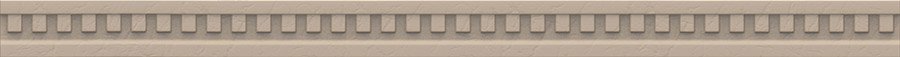 Бордюры Terracotta Бордюр Travertin Fontana di Trevi, цвет бежевый, поверхность матовая, прямоугольник, 25x400
