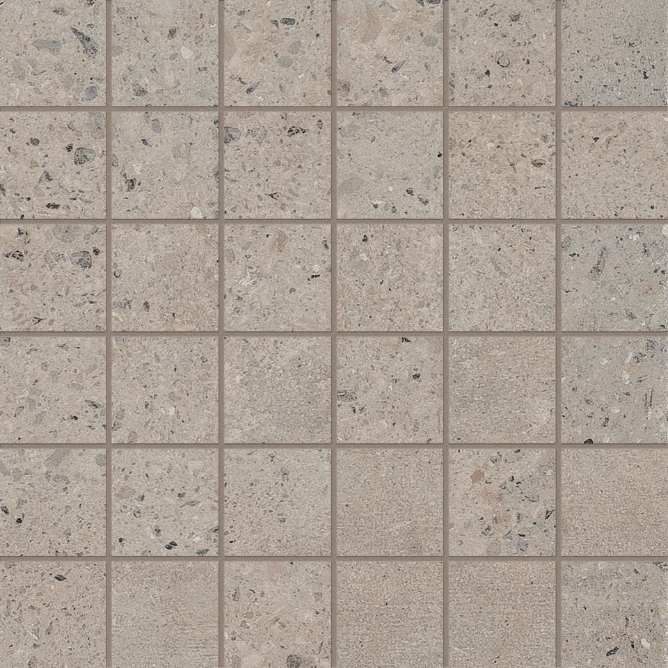 Мозаика ABK Mosaico Quadretti Earth Ret DWR09201, цвет серый, поверхность матовая, квадрат, 300x300