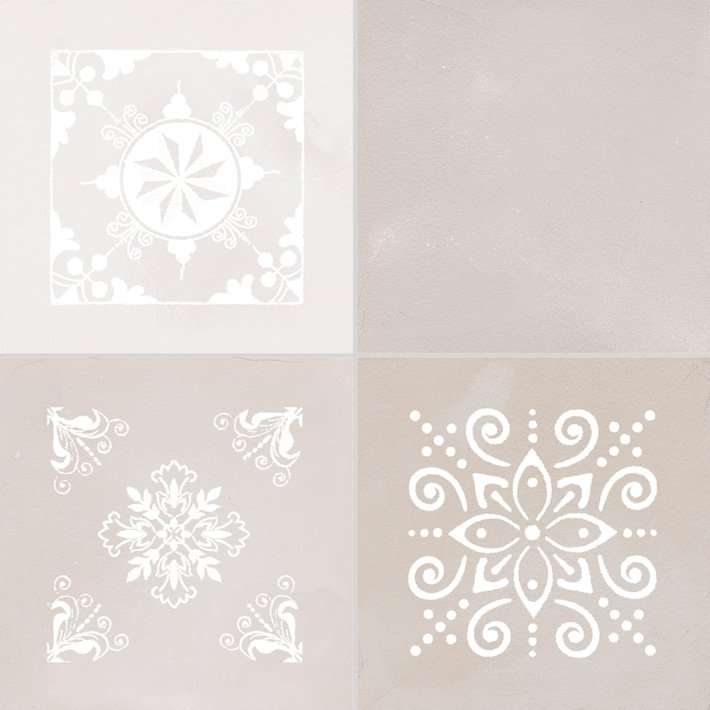 Декоративные элементы Gaya Fores Canyon Delice Almond, цвет серый бежевый, поверхность матовая, квадрат, 332x332