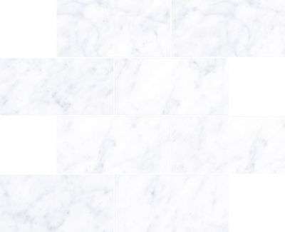 Мозаика Vitra Marmori Кладка Каррара Белый Лаппато K9466488LPR1VTE0, цвет белый, поверхность лаппатированная, кабанчик, 289x355
