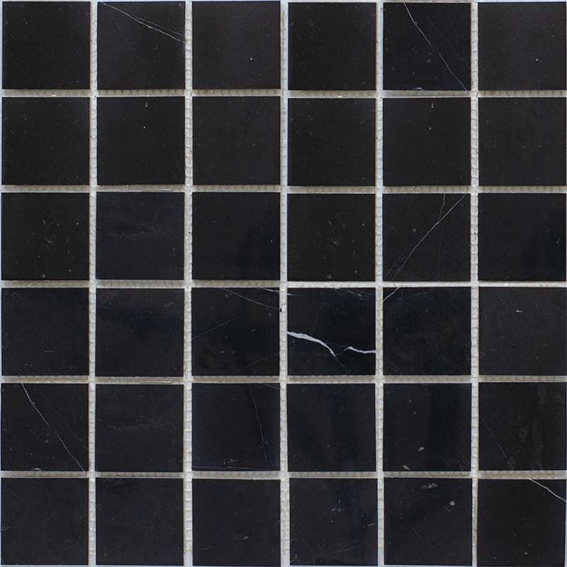 Мозаика Starmosaic Wild Stone Black Polished, цвет чёрный, поверхность полированная, квадрат, 305x305