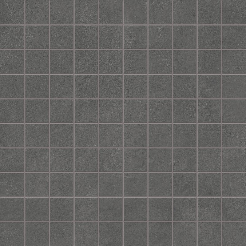 Мозаика Provenza Karman Mosaico 3X3 Cemento Antracite EDQ0, цвет чёрный, поверхность матовая, квадрат, 300x300