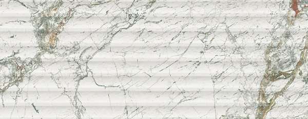 Керамическая плитка STiles ceramic Dayra Rel, цвет белый серый, поверхность рельефная, прямоугольник, 350x900