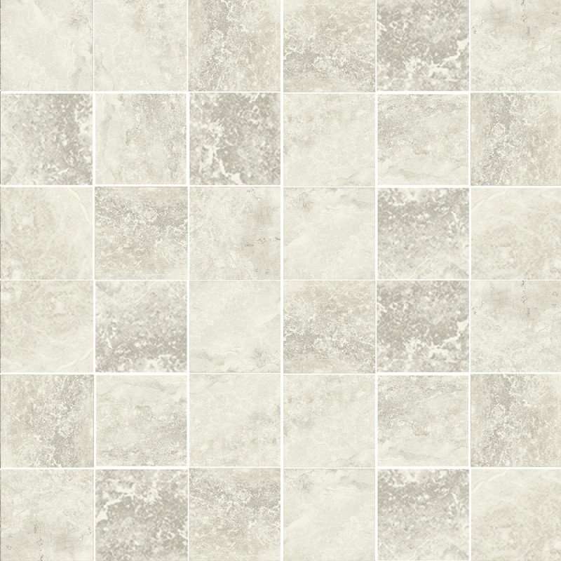 Мозаика Fly Zone Temple Stones Mosaico Bianco Polished Rect., цвет бежевый, поверхность полированная, квадрат, 300x300