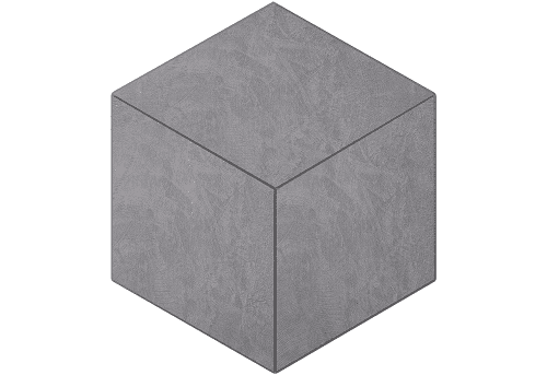 Мозаика Ametis By Estima Spectrum Grey SR01 Cube Неполированный 29x25x10 39035, цвет серый, поверхность матовая, шестиугольник, 250x290