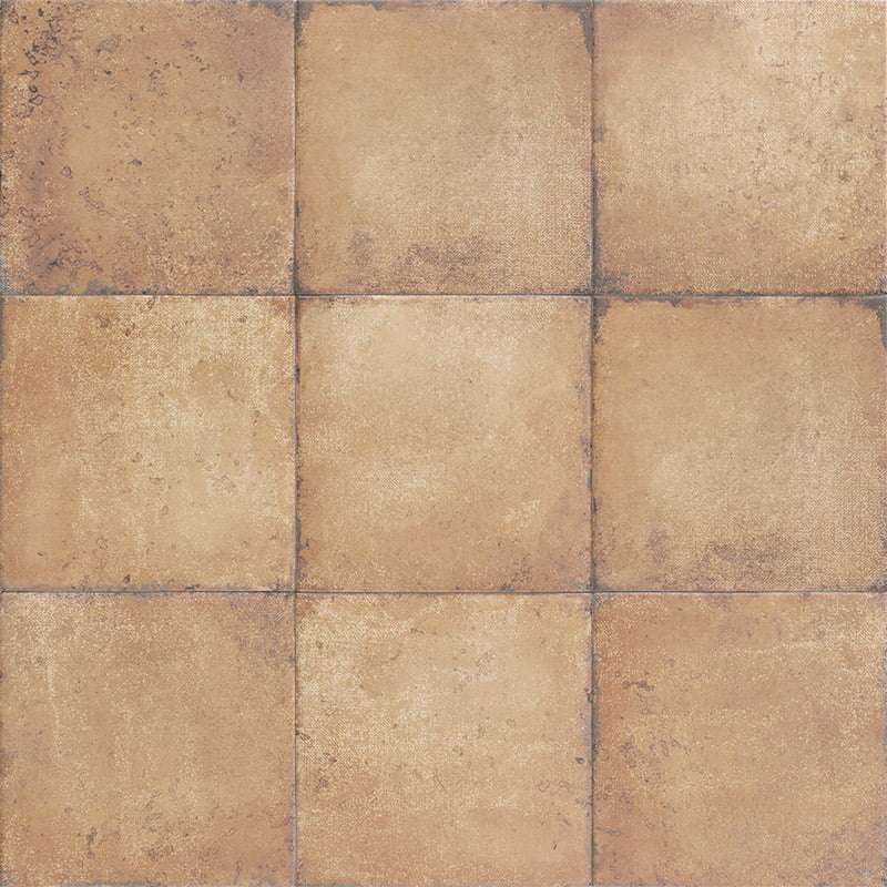 Керамогранит Mainzu Bottega Ocre Pav., цвет коричневый, поверхность матовая, квадрат, 200x200