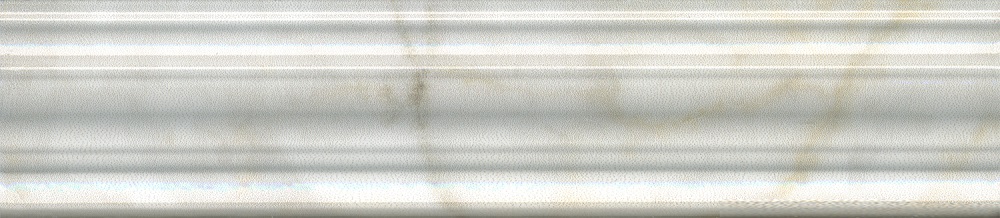 Бордюры Kerama Marazzi Кантата багет белый глянцевый BLE024, цвет серый, поверхность глянцевая, прямоугольник, 55x250